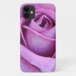 Para iPhone 11 Capa de telefone de Arte de Rosa de Roxo lavanda
