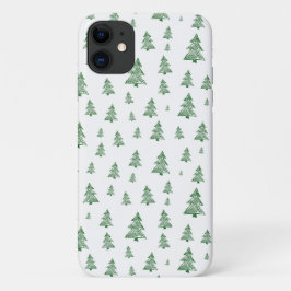 Para iPhone 11 Capa de telefone de Árvore de Natal