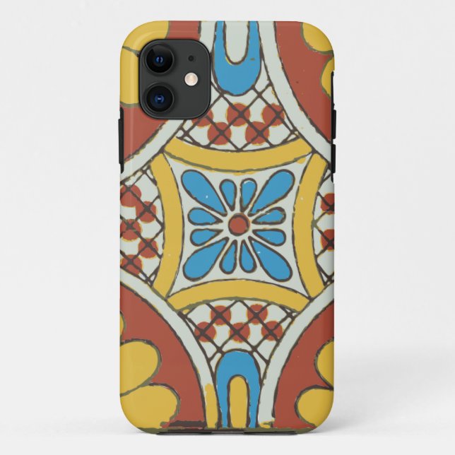 Para iPhone 11 Capa de telefone de Azulejo (Verso)