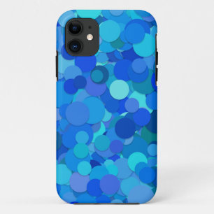 Para iPhone 11 capa de telefone de confetti ponto azul