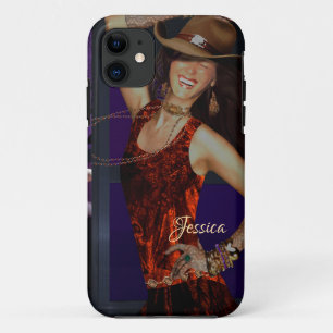 Para iPhone 11 Capa de telefone de Cowgirl Rindo