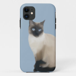 Para iPhone 11 Capa de telefone de Gatos Siameses