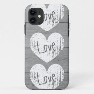 Para iPhone 11 Capa de telefone de grãos de madeira russa mono