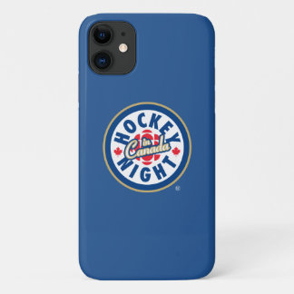 Para iPhone 11 Capa de telefone de logotipos da noite de hóquei n