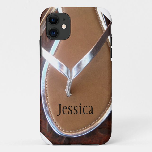 Para iPhone 11 Capa de telefone de prata do falhanço de sacudir (Verso)