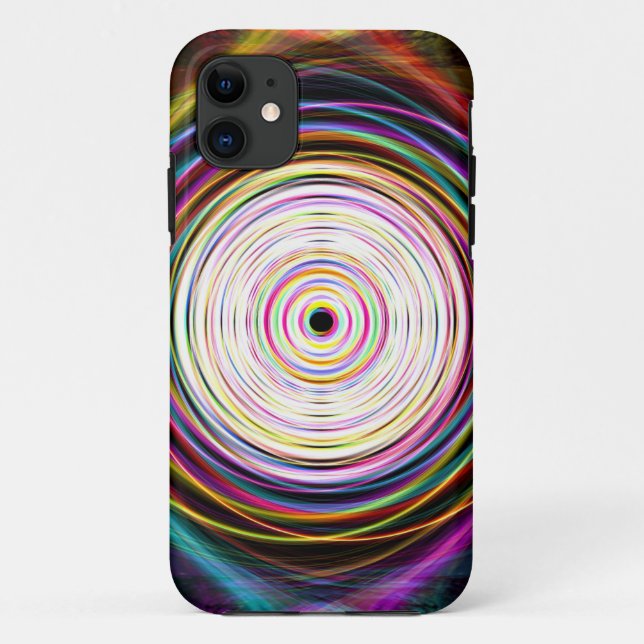 Para iPhone 11 Capa de telefone de Raios Cósmicos (Verso)