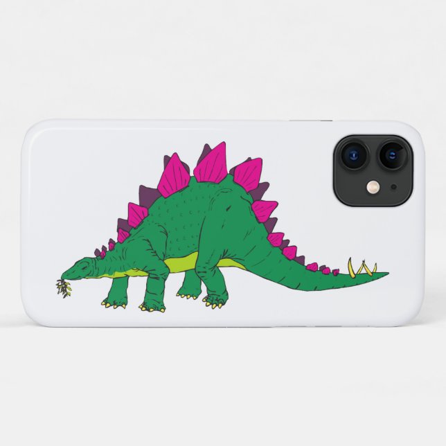 Para iPhone 11 Capa de telefone de Stegosaurus (Verso (horizontal))