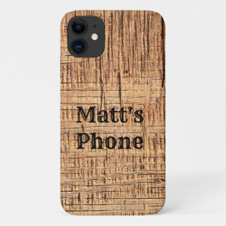 Para iPhone 11 Capa de telefone de Texto Personalizado de Grãos d