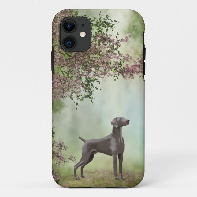 Para iPhone 11 Capa de telefone de Weimaraner (Verso)