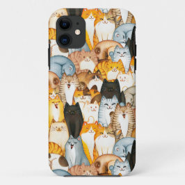Para iPhone 11 Capa de telefone do Cat Lover