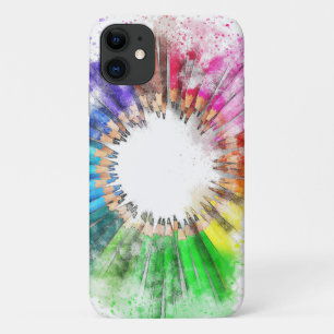 Para iPhone 11 Capa de telefone do Lápis de Cores