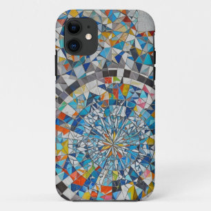 Para iPhone 11 Capa de telefone do Mosaico Geométrico