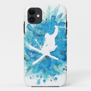 Para iPhone 11 Capa de telefone do salto de esqui