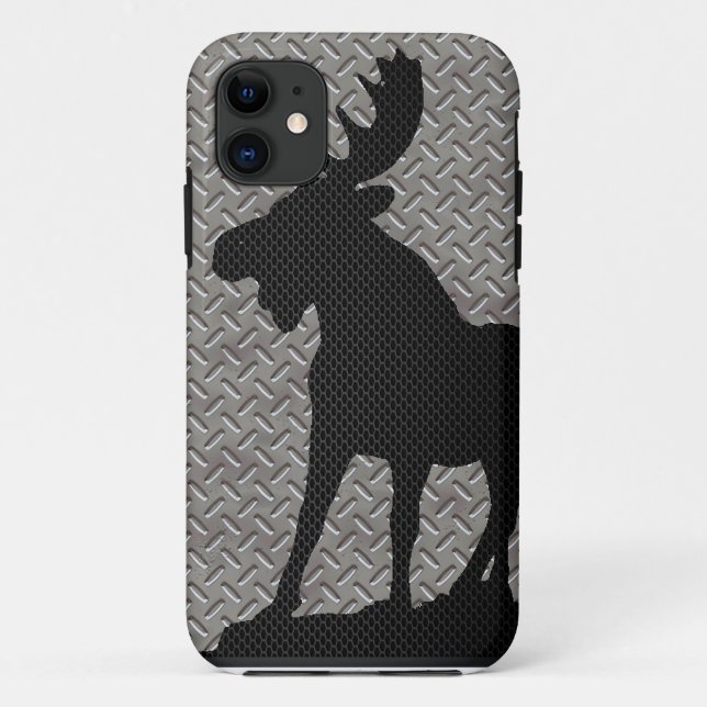 Para iPhone 11 Capa de telefone dos alces (Verso)