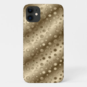 Para iPhone 11 capa de telefone Dourada do Círculo de Champanhe