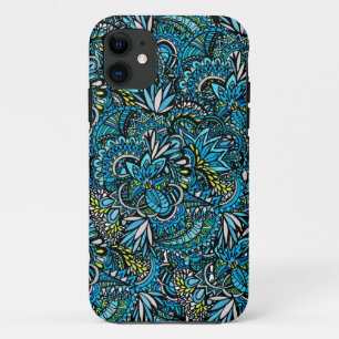 Para iPhone 11 Capa de telefone Duro De Casco-Mate De Ceruleano