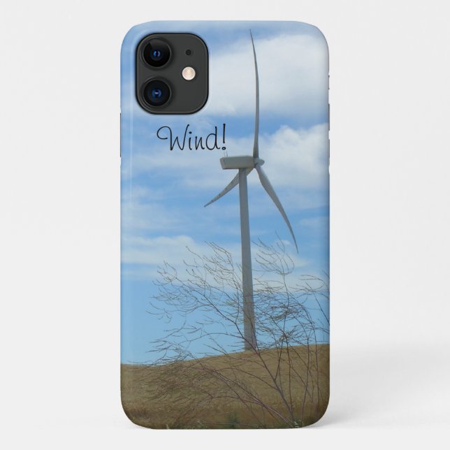 Para iPhone 11 Capa de telefone - Energia eólica (Verso)