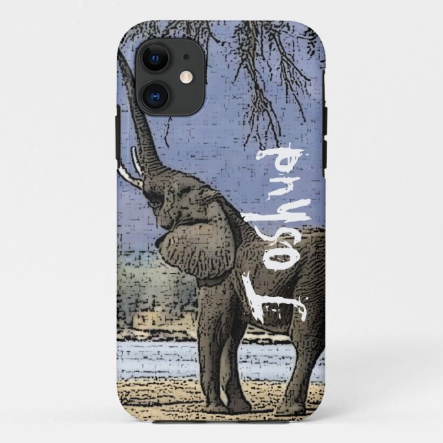 Para iPhone 11 Capa de telefone feita sob encomenda personalizada (Verso)