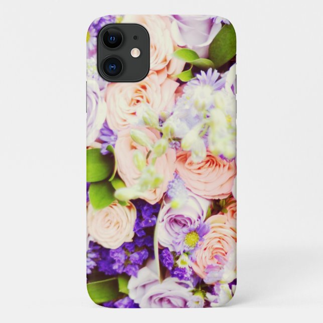 Para iPhone 11 Capa de telefone Floral Elegante (Verso)