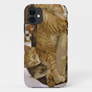 Para iPhone 11 Capa de telefone Ginger Tabby Cat Kitten