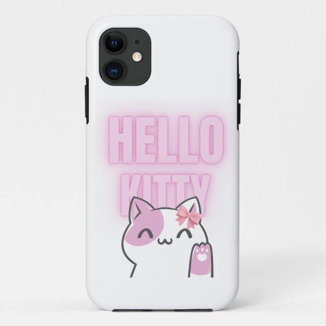 Para iPhone 11 Capa de telefone Hello Kitty (Verso)