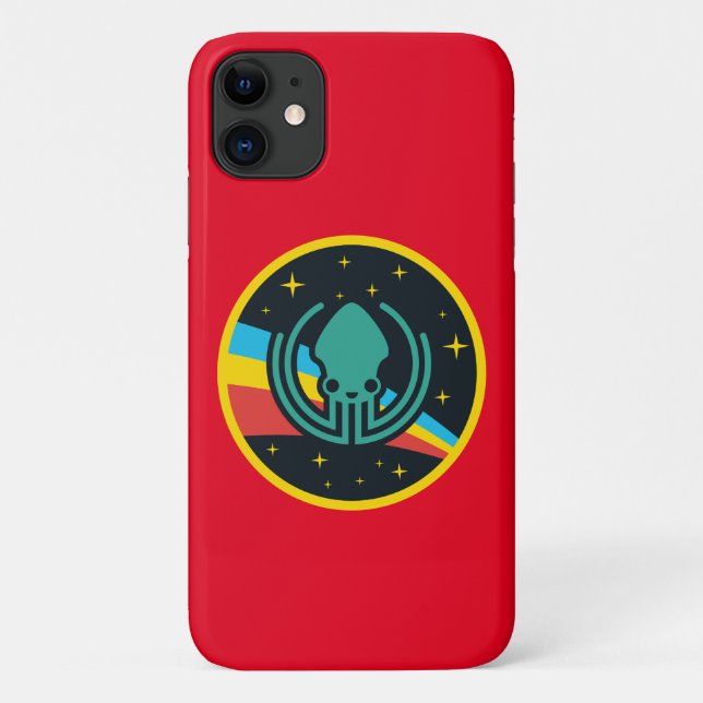 Para iPhone 11 Capa de telefone Kraken Espacial (Verso)