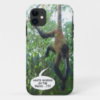 Capa de telefone Macaco Engraçado