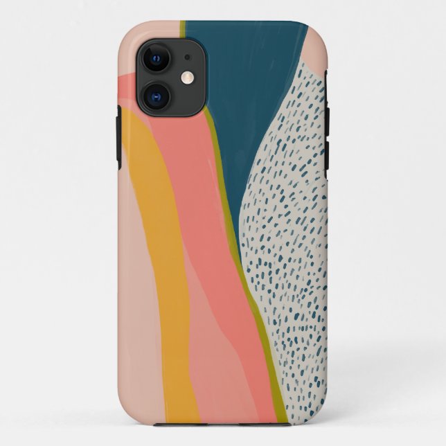 Para iPhone 11 Capa de telefone MHN Colorida Brilhante (Verso)