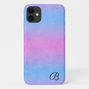 Para iPhone 11 Capa de telefone Personalizada Azul e Rosa