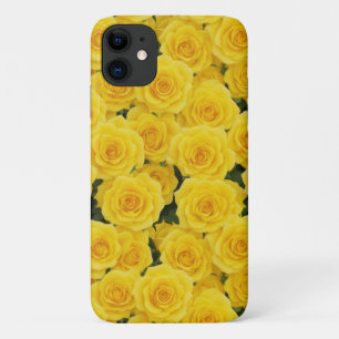 Para iPhone 11 Capa de telefone Rosa Amarelo Brilhante