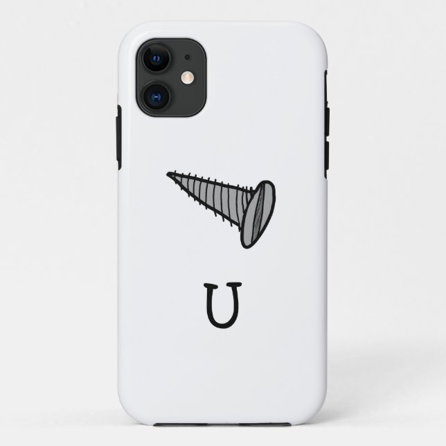Para iPhone 11 Capa de telefone U do parafuso (Verso)