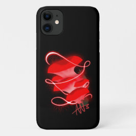 Para iPhone 11 Capa de telefone Vermelha de Cogumelo Ostra Encant