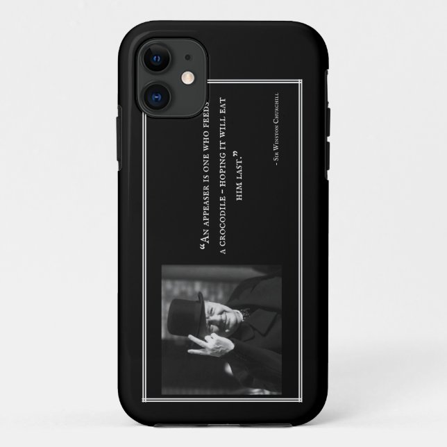 Para iPhone 11 Capa de telefone Winston Churchill - Cotação 12 -  (Verso)