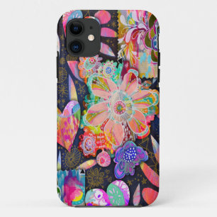 Para iPhone 11 Colagem da cor - capa de telefone pelo corfee do