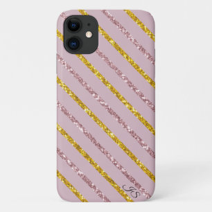 Para iPhone 11 Cor-de-rosa e Capa de telefone personalizada Doura