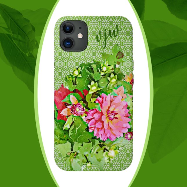 Para iPhone 11 Dahlia Delight Capa de telefone (Criador carregado)