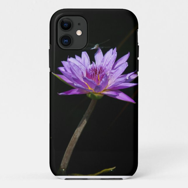 Para iPhone 11 Dragonfly Waterlily capa de telefone (Verso)