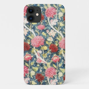 Para iPhone 11 Estilo de Vintage Flói Capa de telefone Floral Ros