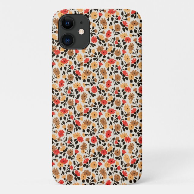 Para iPhone 11 Flores Florais Doce Capa de telefone Retroativa Da (Verso)