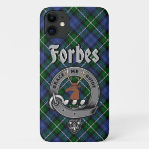 Para iPhone 11 Forbes Crachá Clan e Capa de telefone Tartan