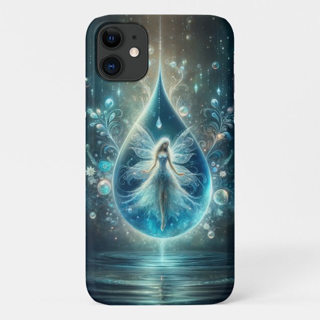 Para iPhone 11 Gotas Místicas: Capa de telefone De Essência Fada (Verso)