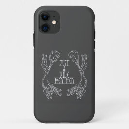 Para iPhone 11 Hethen Norse Pagan Asatru Viking Wolf Capa de tele