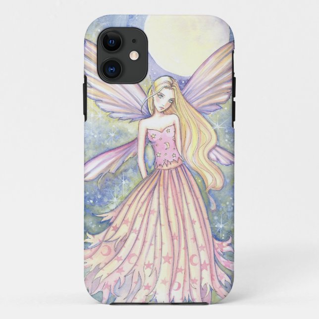 Para iPhone 11 Linda capa de iPad Mini com arte de fada feminina  (Verso)