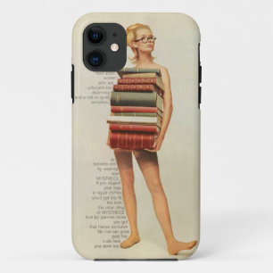 Para iPhone 11 O anúncio da meia-calça do vintage registra capa