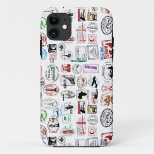 Para iPhone 11 O viagem carimba a capa de telefone do teste