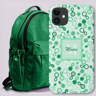 Para iPhone 11 Paisley Híbrido - Capa de telefone de Mão Verde