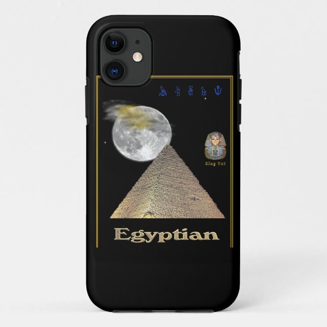 Para iPhone 11 Pirâmides egípcias i- capa de telefone (Verso)