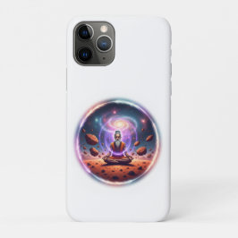 Para iPhone 11 Pro Capa de Celular Galáxia Meditador Cósmico