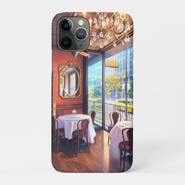 Para iPhone 11 Pro Capa de iPhone/iPad Café Francês (Verso)