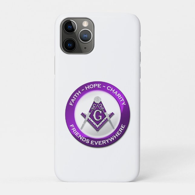 Para iPhone 11 Pro Capa de iPhone/iPad Maçônica (Verso)